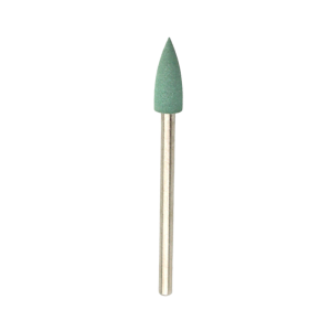 Silikon Polierbit grün | Spitz Ø4,6mm | #240 Grit | Glanzpolierer
